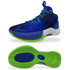 Jordan Zoom Separate Men Basketball Shoe Midnight Navy/Electric Green DH0249 400